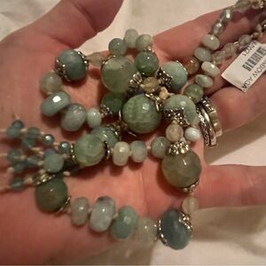 Rainbow Agate Vintage Necklace 20”